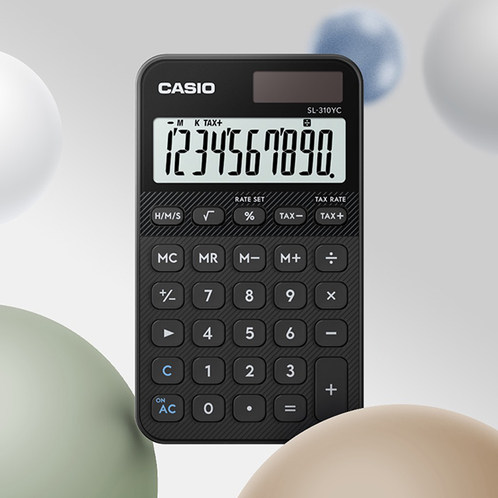 卡西欧计算器 日常商务  全新小巧可爱彩色SL-310YC