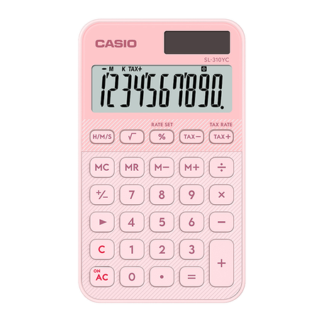 卡西欧计算器 日常商务 【新品】全新小巧可爱彩色SL-310YC