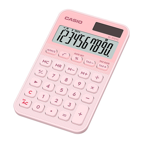 卡西欧计算器 日常商务  【新品】全新小巧可爱彩色SL-310YC