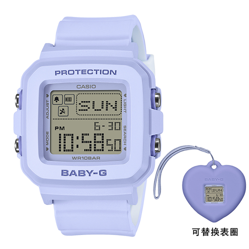 卡西欧手表 BABY-G  【新品】全新彩色 配备表圈 可配可戴 丰富趣味表款BGD-10KH