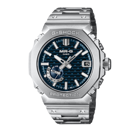 卡西欧手表 G-SHOCK 【新品】MR-G 縹色 山形工厂高端生产线 防水防震六局电波太阳能动力MRG-B2100D-2ADR