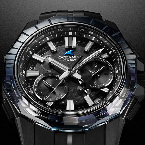 卡西欧手表 OCEANUS  【新品】海神系列【直营专供】江户切子 限量编号 山形工厂高端生产线 蓝牙防水六局电波太阳能表款OCW-SG1000CN-1AJR