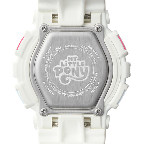 卡西欧手表 BABY-G  【新品】小马宝莉合作款 时尚潮流防水防震女表BA-110XMLP25-7PFUN