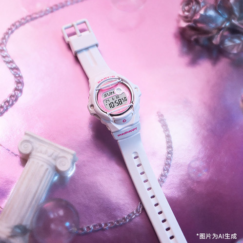 卡西欧手表 BABY-G  【新品】直营专供 时尚潮流防水防震女表BG-169MH-7CR