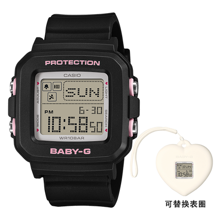 卡西欧手表 BABY-G 【新品】心跳萌动主题 时尚潮流防水防震女表BGD-10KH