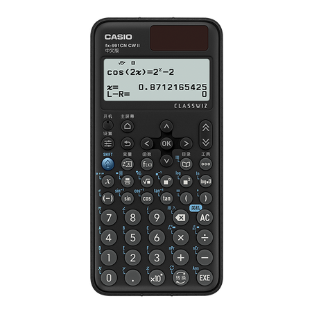卡西欧计算器 函数科学 【新品】大学学习考试适用 新版FX-991CNCWII