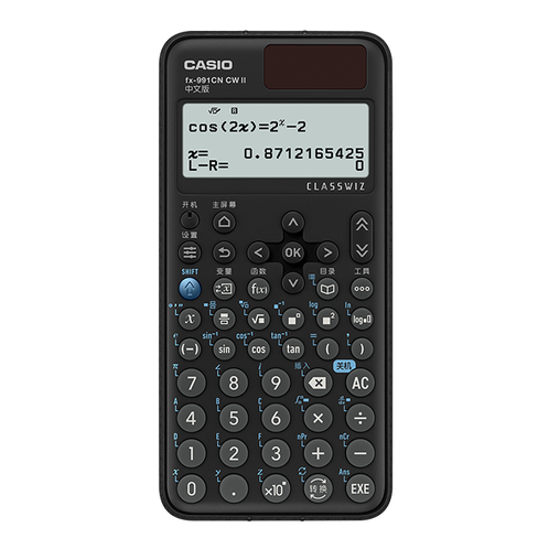 卡西欧计算器 函数科学  【新品】大学学习考试适用 新版FX-991CNCWII