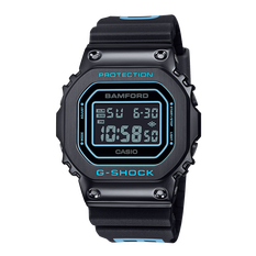 卡西欧手表 G-SHOCK BAMFORD联名第三弹 防水防震时尚表款GM-5600BWD-1DR