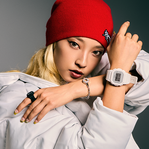 卡西欧手表 G-SHOCK  【新品】KYOKA明星联名 防水防震 运动时尚表款DW-5600WW-7KY