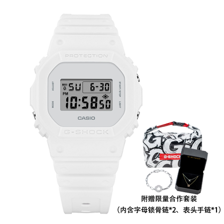 卡西欧手表 G-SHOCK 【新品】KYOKA明星联名 防水防震 运动时尚表款DW-5600WW-7KY