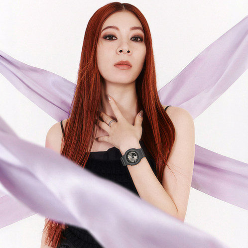 卡西欧手表 G-SHOCK  【新品】国际女性节系列 防水防震 运动时尚表GMA-P2126W-8APR