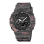 卡西欧手表 G-SHOCK  迷彩主题系列 防水防震 运动时尚表款GA-2100CM