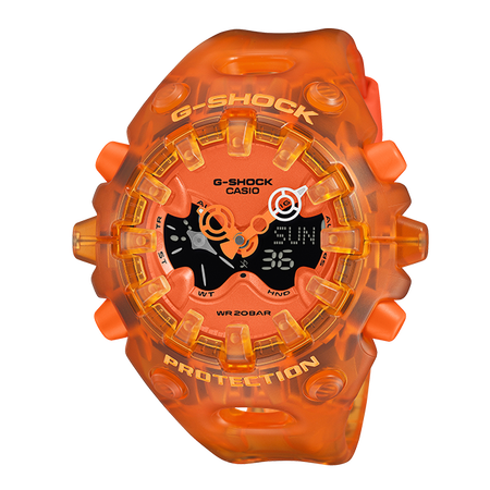 卡西欧手表 G-SHOCK 【新品】特殊表盒 果冻夏日透明款 新色“酷眼仔”GA-V01SKE系列