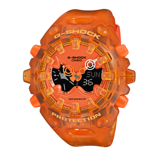 卡西欧手表 G-SHOCK  【新品】特殊表盒 果冻夏日透明款 新色“酷眼仔”GA-V01SKE系列