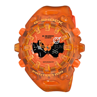 卡西欧手表 G-SHOCK 特殊表盒 果冻夏日透明款 新色“酷眼仔”GA-V01SKE系列