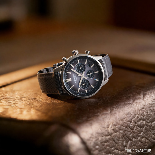 卡西欧手表 EDIFICE  【新品】艾迪斐斯 简约商务时尚表盘 防水男表EFR-575