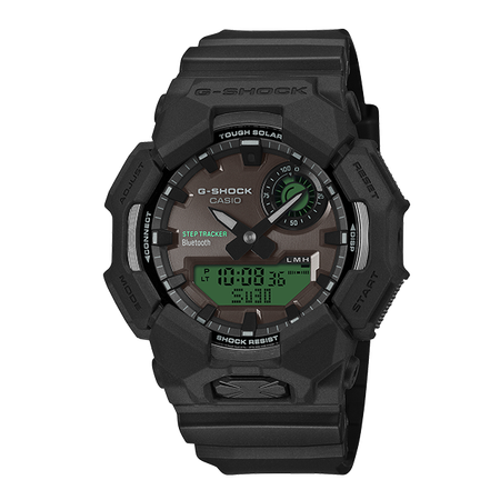 卡西欧手表 G-SHOCK 【新品】全新电光黑绿系列 防震防水运动时尚系列GA-100BEG/GA-700BEG/GA-010BEG/GA-B2100BEG