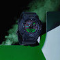 卡西欧手表 G-SHOCK  【新品】全新电光黑绿系列 防震防水运动时尚系列GA-100BEG/GA-700BEG/GA-010BEG/GA-B2100BEG