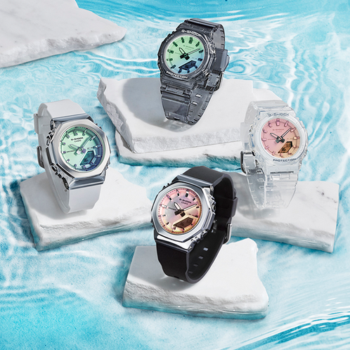 卡西欧手表 G-SHOCK  【新品】时尚运动 潮流防震防水系列GMA-P2100SR/GM-S2110SR