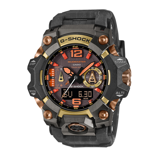 卡西欧手表 G-SHOCK  【新品】全新熔岩黄金 防震防泥多功能运动男表GWG-B1000MG-1A9PR