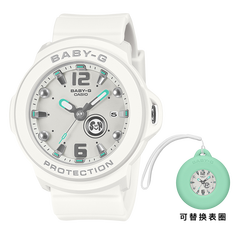 卡西欧手表 BABY-G 【新品】元气彩色 云朵包礼盒 时尚潮流防水防震女表BGA-15K