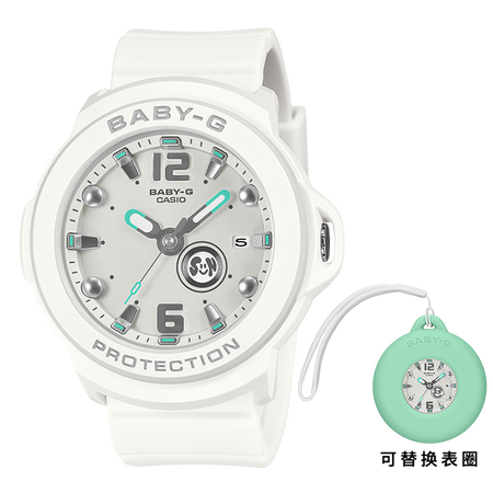 卡西欧手表 BABY-G 【新品】元气彩色 云朵包礼盒 时尚潮流防水防震女表BGA-15K