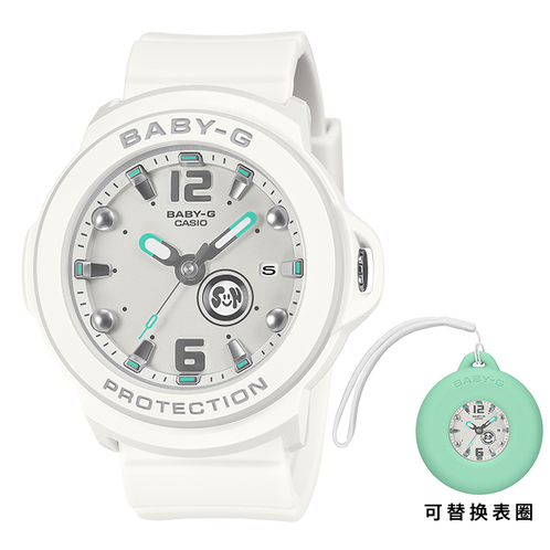 卡西欧手表 BABY-G  【新品】元气彩色 云朵包礼盒 时尚潮流防水防震女表BGA-15K