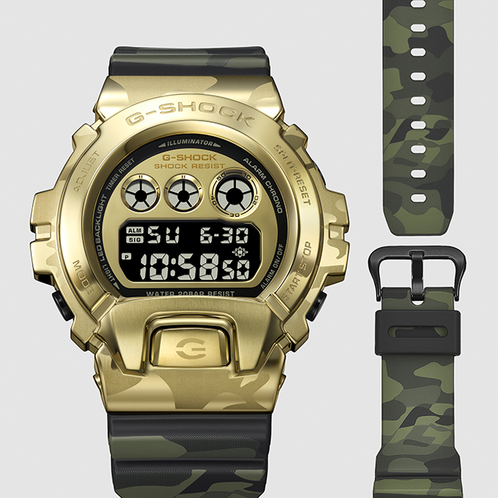 卡西欧手表 G-SHOCK  【新品】迷彩街区主题系列 时尚潮流防震防水系列DW-6900CMG/GA-700CMG/GM-6900CMG/GA-700CF/DW-6900CF