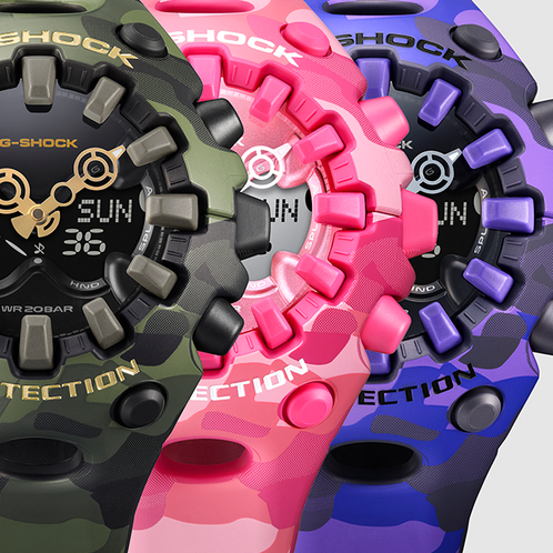 卡西欧手表 G-SHOCK  【新品】迷彩街区主题系列 时尚潮流防震防水系列GA-V01CMG-3APR