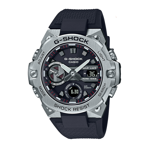 卡西欧手表 G-SHOCK  【明星同款】G-STEEL轻薄系列 防震防水蓝牙太阳能运动男表GST-B400