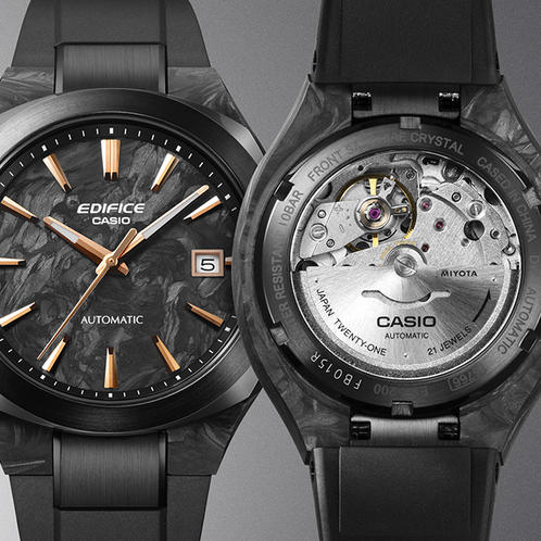 卡西欧手表 EDIFICE  【新品】艾迪斐斯 简约机械表第二弹 商务表盘防水男表EFK-200