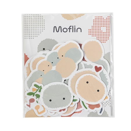 卡西欧Moflin Moflin周边 Moflin贴纸（小森林）