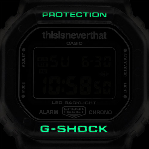 卡西欧手表 G-SHOCK  【新品】thisisneverthat联名合作 特殊包装礼盒 防水防震时尚手表DW-5600TNT-7PR