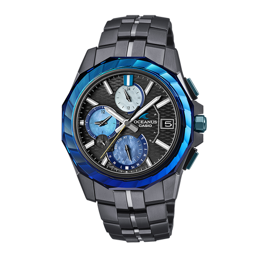 卡西欧手表 OCEANUS  海神系列 山形工厂 靛蓝海洋时尚表款OCW-S6000AP-1AJR