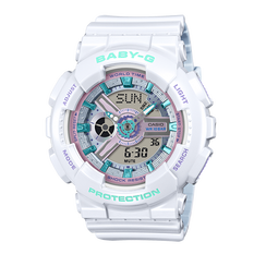 卡西欧手表 BABY-G 【新品】Y3K风格 亮面金属质感 时尚潮流防水防震女表BA-110MC