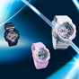 卡西欧手表 BABY-G  【新品】Y3K风格 亮面金属质感 时尚潮流防水防震女表BA-110MC