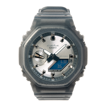 卡西欧手表 G-SHOCK 【新品】C2H4合作款第二弹时空胶囊定制礼盒 复古未来风格半透明GA-2100C2H426-8APF