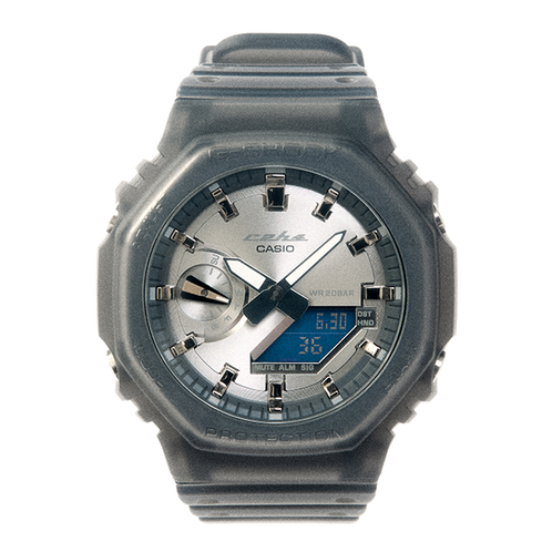 卡西欧手表 G-SHOCK  C2H4合作款第二弹时空胶囊定制礼盒 复古未来风格半透明GA-2100C2H426-8APF