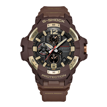 卡西欧手表 G-SHOCK 【新品】GRAVITYMASTER系列 新品 碳纤防护构造 双时区显示GR-B300H-5APR