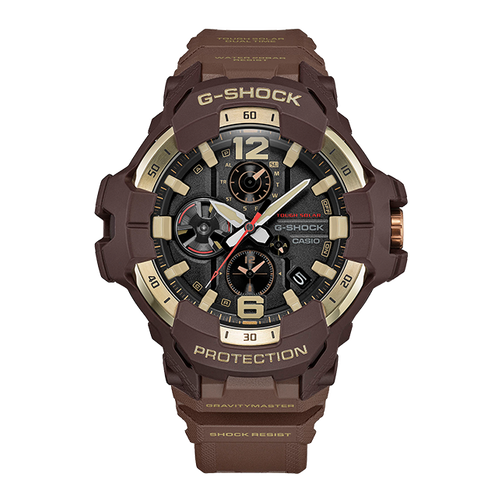 卡西欧手表 G-SHOCK  【新品】GRAVITYMASTER系列 新品 碳纤防护构造 双时区显示GR-B300H-5APR