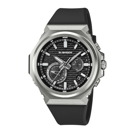 卡西欧手表 G-SHOCK 【新品】G-STEEL系列 树脂表带 太阳能蓝牙金属表圈轻薄商务休闲腕表GST-B1000