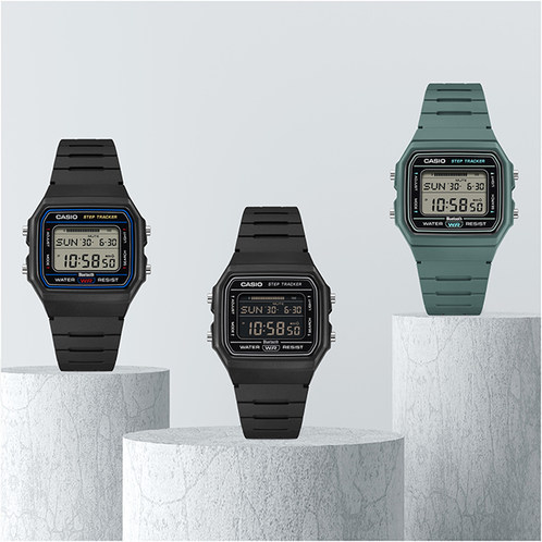 卡西欧手表 CASIO系列  【新品】经典数字手表 蓝牙计步 智能手机连接 日常健康管理F-B100W