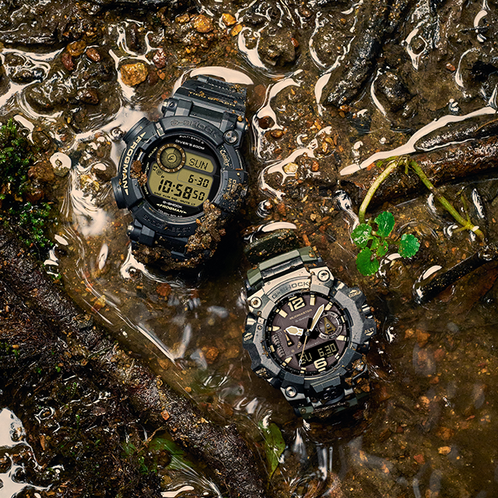 卡西欧手表 G-SHOCK  【新品】MASTER OF G蛙人 大泥王新品TAN ACCENTS沙棕系列 专业户外 太阳能电波运动手表GWF-D1000BC/GWG-B1000